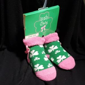 NWT Baby Girl St. Patty's Socks